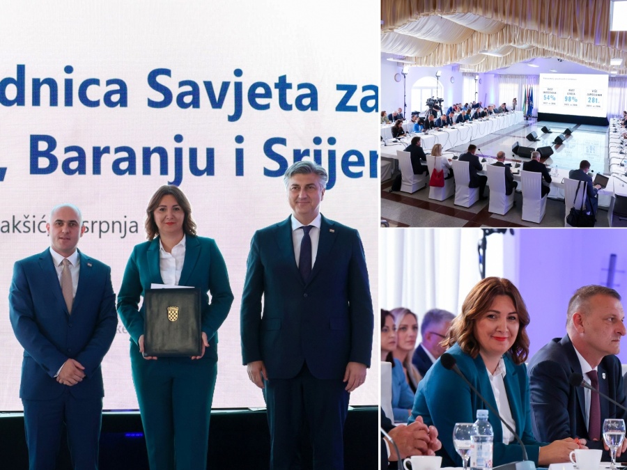 Na sjednici Savjeta za Slavoniju, Baranju i Srijem uručena Odluka o financiranju Regionalnog distribucijskog centra za voće i povrće